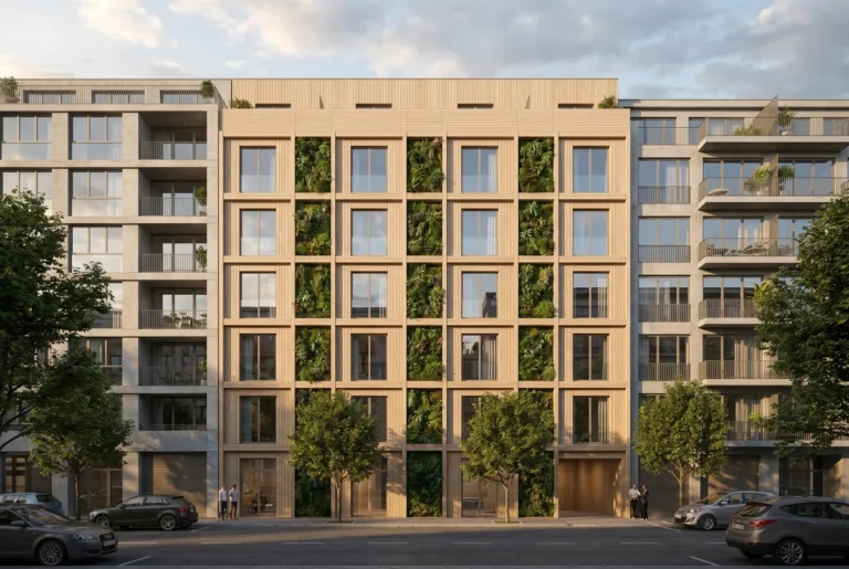 3D-ontwerp van een tuinkantoor als vrijstaande werkplek