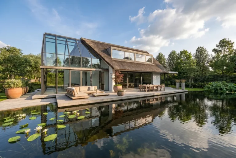 Vlekkenplan en schetsontwerp voor een nieuwbouwwoning